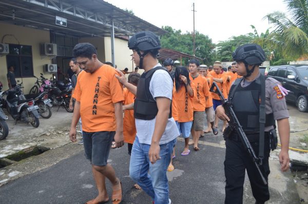 Maret-April 2019, Sat Narkoba Polres Tulang Bawang Tangkap 26 Tersangka, Enam Diantaranya Wanita