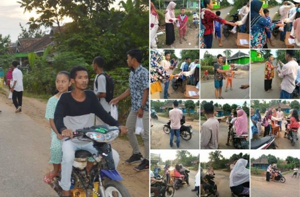 Rayakan Kelulusan Osis SMA Negeri 1 Banyumas Berbagi Takjil Gratis 