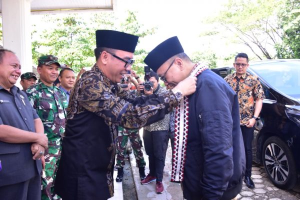 Bupati Raden Adipati Sambut Ketua MPR Safari Kebangsaan di Way Kanan