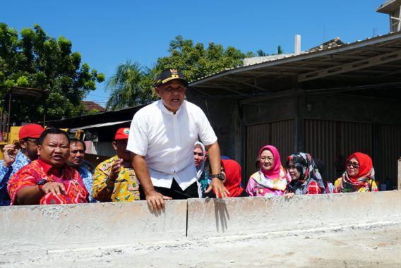 Nanang Kembali Tinjau Pembangunan Jembatan Patriot Yang Segera Rampung