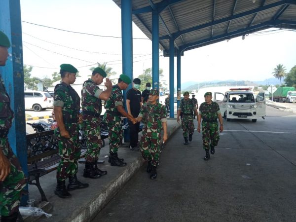 jelang Pengumuman KPU, Kodim Lampung Selatan Siagakan Pasukan Bantu Jaga Bakauheni
