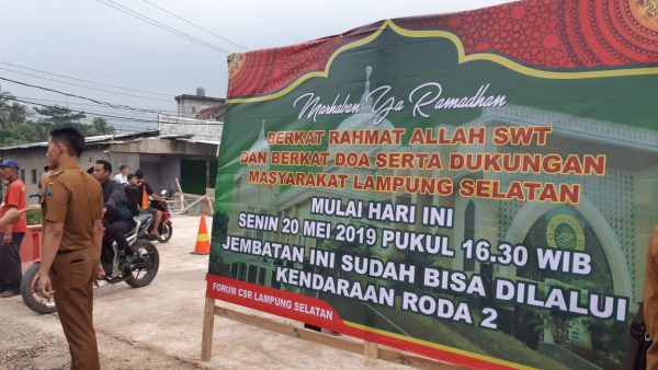 Rampung, Jembatan Patriot Sudah Bisa Dilewati