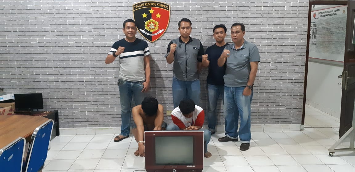Waspada Aksi Dongkel Rumah Mulai Gentayangan, Dua Pelaku Ditangkap TEKAB 308 Polres Lampura