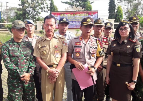 Apel Gelar Pasukan Ops Ketupat Krakatau 2019, Polres Lampung Utara Dirikan 4 Pos Pam dan 1 Pos Yan