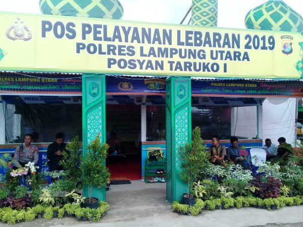 Berikan Rasa Aman Bagi Pemudik, Polres Lampura Bersama Pemkab Launching Pogram SMS Blaster