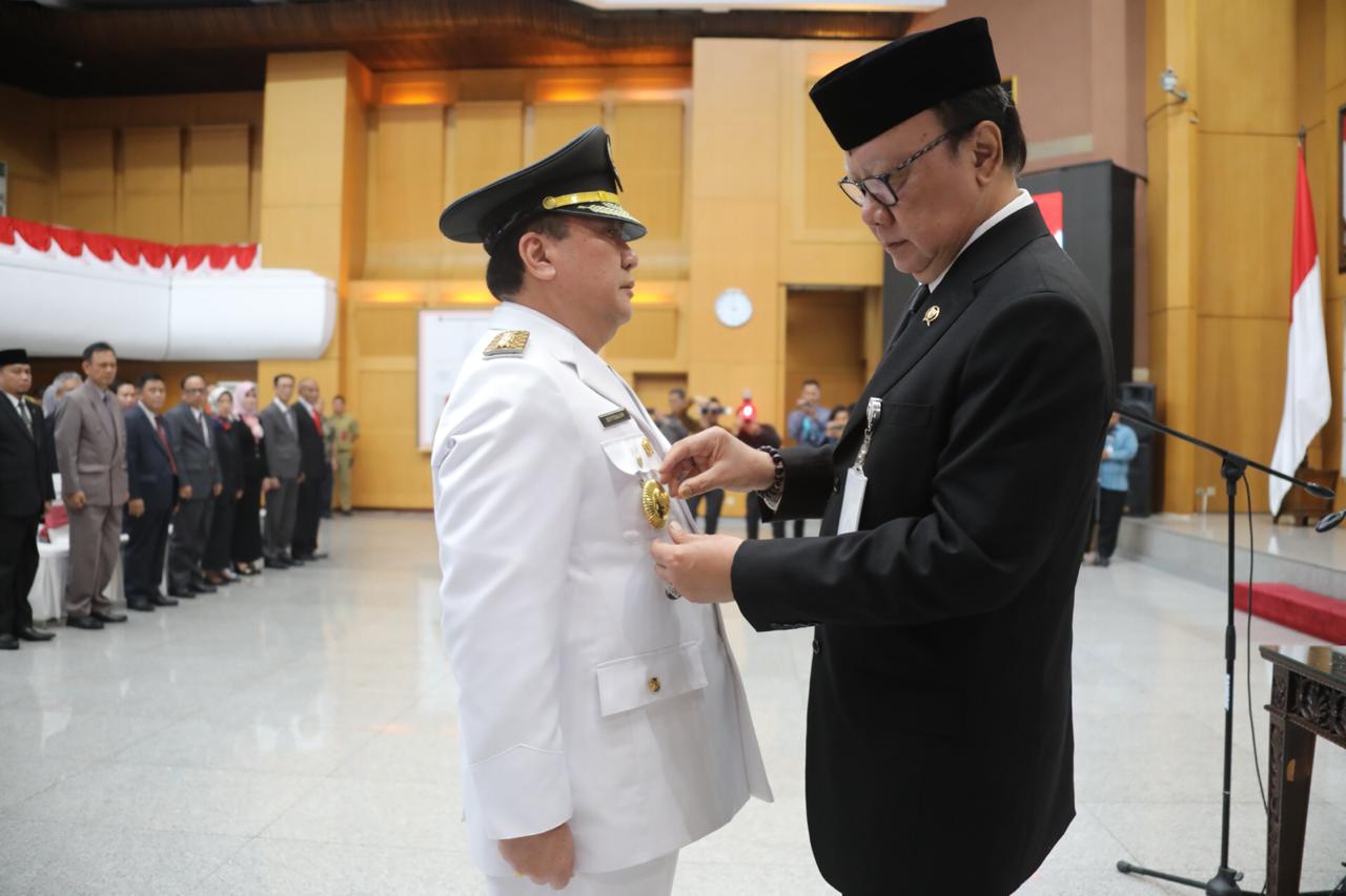 Mendagri Lantik Boytenjuri Sebagai Penjabat Gubernur Lampung