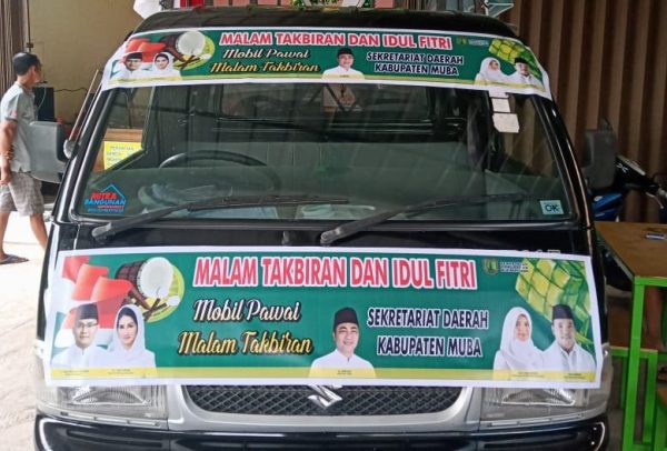 Sambut Lebaran Pemkab Muba Gelar Pawai Takbir