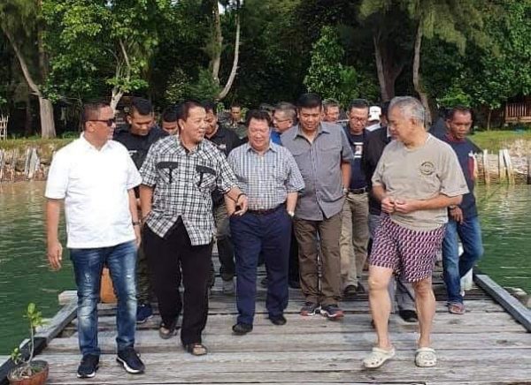 Pj Gubernur Lampung Bersama Arinal Djunaidi dan Forkopimda Lampung “Kongkow” di “Kebun” Tomi Winata?