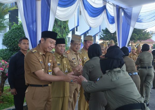 Halal bi Halal, Bupati Lampura Imbau ASN Tingkatkan Kinerja