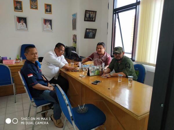 Staf Khusus Bupati, Alamsyah Coy Sambut Kunjungan Pengurus PWI Musi Banyuasi