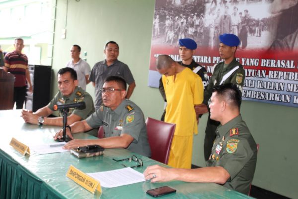 Timsus Denintel Kodam II/SWJ Tangkap Prada Dery Mondok di Serang 