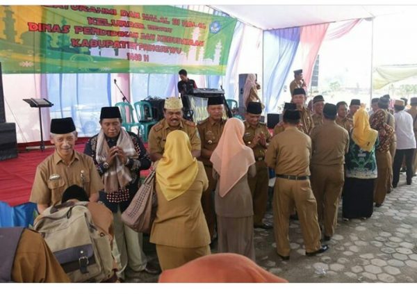 Disdikbud Pringsewu Gelar Halalbihalal Bersama Bupati Sujadi