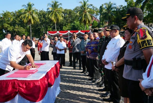 435 Calon Kepala Desa Deklarasikan Pilkades Damai, Nanang Kontestan Jaga Suasana Kondusif