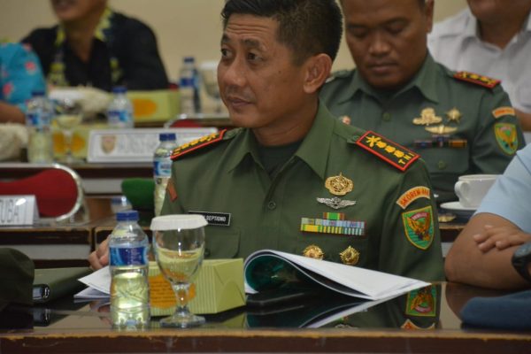 Danrem 044/Gapo Ikuti Rakornis TMMD Ke-105 TA 2019 Di Makodam II/Sriwijaya