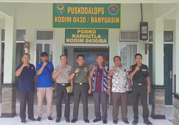 Dandim 0430/Banyuasin Pimpin Rapat Koordinasi Karhutbunla