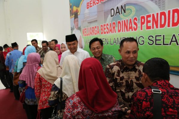 Dinas Pendidikan Lampung Selatan Gelar Halalbihalal Bersama Plt Bupati