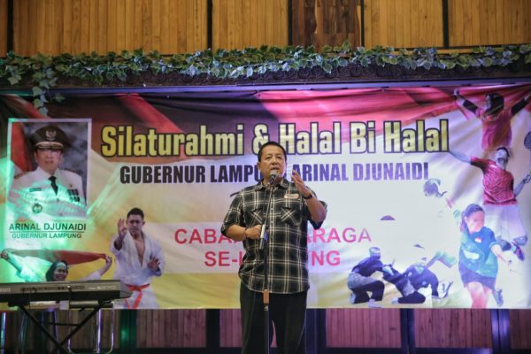 Gubernur Arinal Akan Konsisten Memajukan Olahraga Lampung