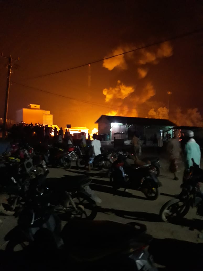 Jukung Muatan Batu Bata di P16 Terbakar, Satu Korban Luka Bakar