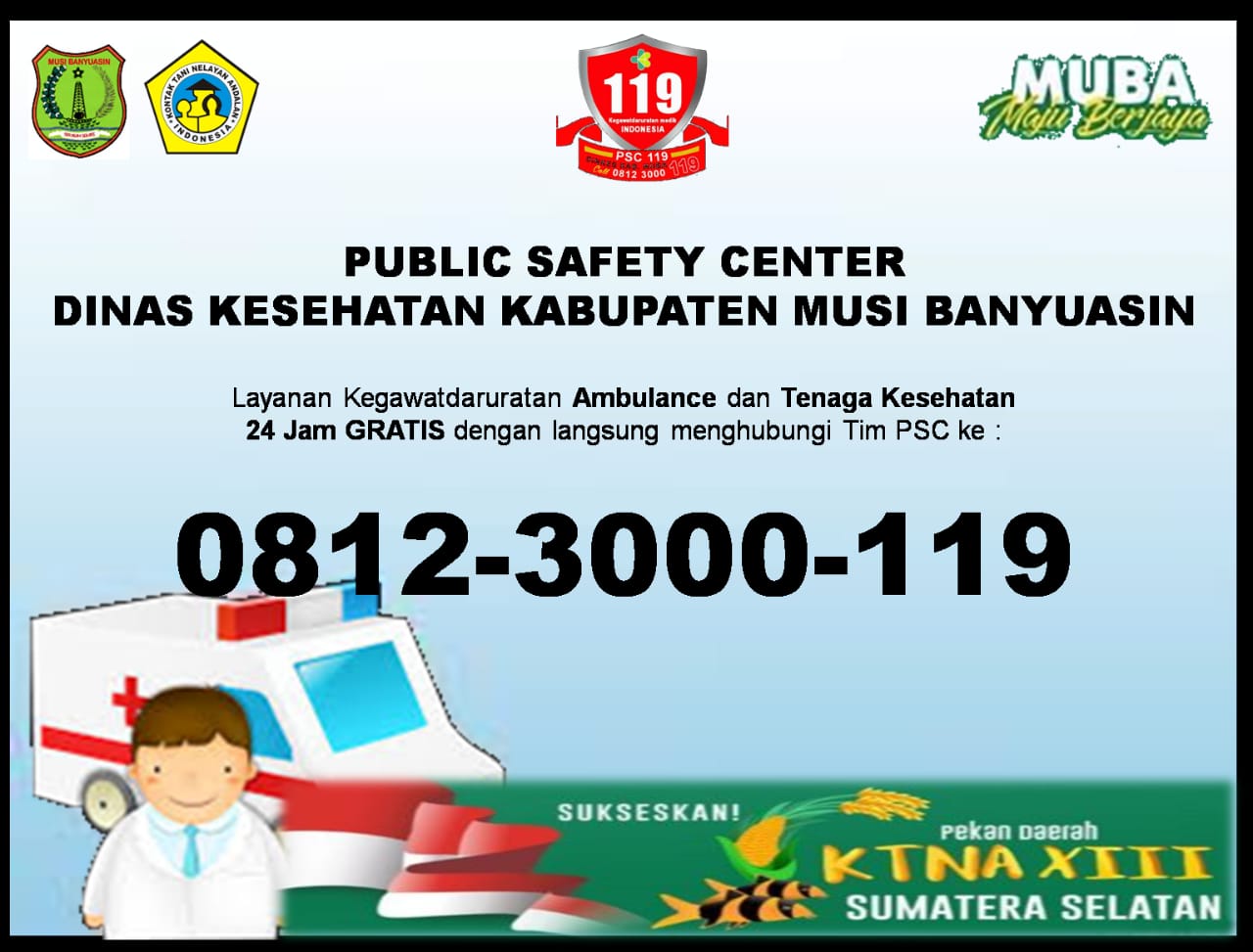 Siagakan Posko Kesehatan dan Tenaga Medis 24 Jam, Muba Siap Jemput Bola
