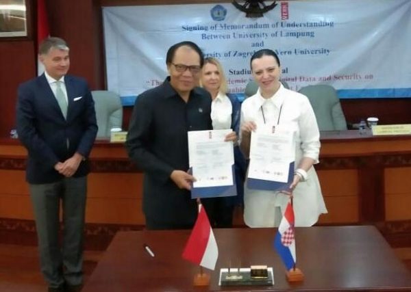 Kerjasama Dengan University of Zagreb dan Vern University, 12 Dosen Kroasia Mengajar di Unila