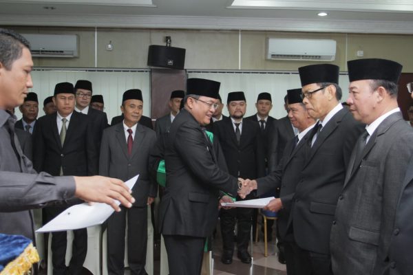 Bupati Muba Dodi Reza Lantik Tiga Pejabat Eselon II