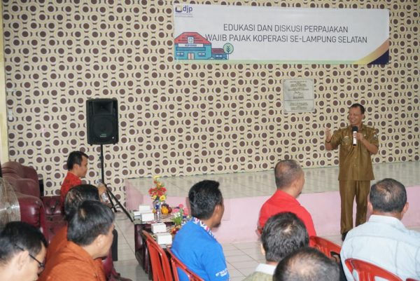 Dinas Koperasi dan KP2KP Kalianda, Berikan Edukasi Perpajakan Bagi Wajib Pajak Koperasi se-Lamsel