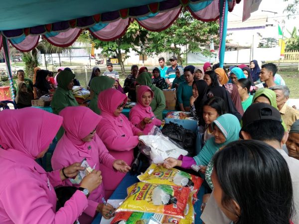 Polsek Babat Toman Tuan Rumah Kegiatan Bakti Sosial Hut Bhayangkara KE 73