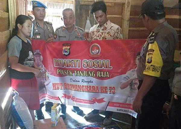 Semarakkan HUT Bhayangkara Ke-73 Polres Lampung Utara Gelar Berbagai Kegiatan
