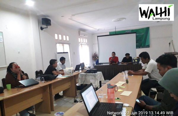 12 Perwakilan WALHI Lampung Ikuti Pendidikan Kepemimpinan Tingkat Madya