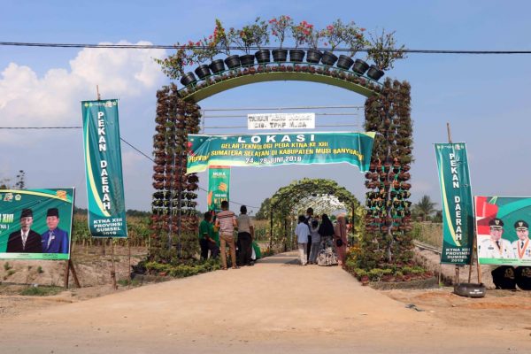 Taman Agro Inovasi Dinas TPHP Muba Akan dijadikan Tempat Belajar Anak Sekolah
