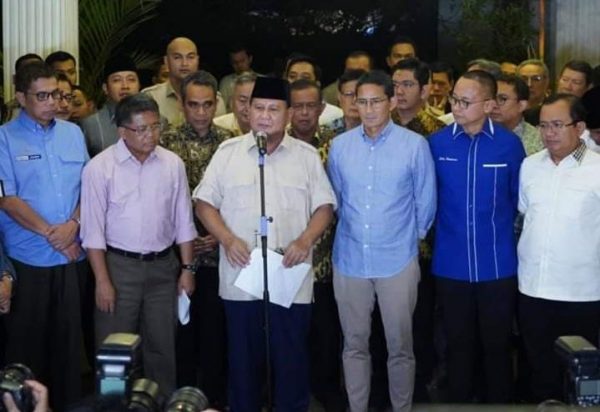 Ini Pidato Prabowo-Sandiaga Uno Pasca Putusan MK