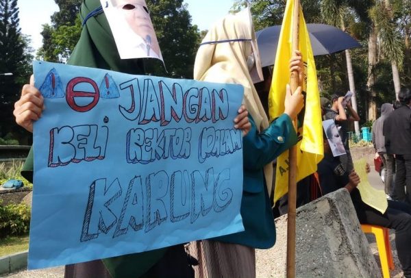 Jangan Beli Rektor Dalam Karung, Tajuk BEM Unila Sambut Pemilihan Rektor