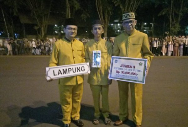Hafiz Lampung Raih Terbaik Dua di Ajang STQ Nasional