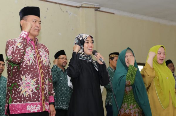 Nunik Hadiri Halalbihalal dan Pengajian PAC Muslimat NU Gadingrejo