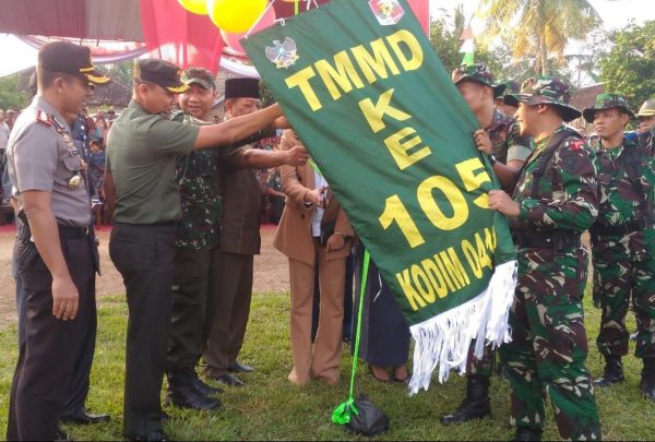 TMMD 105 TA 2019 Secara Resmi Dibuka Bupati Lampura