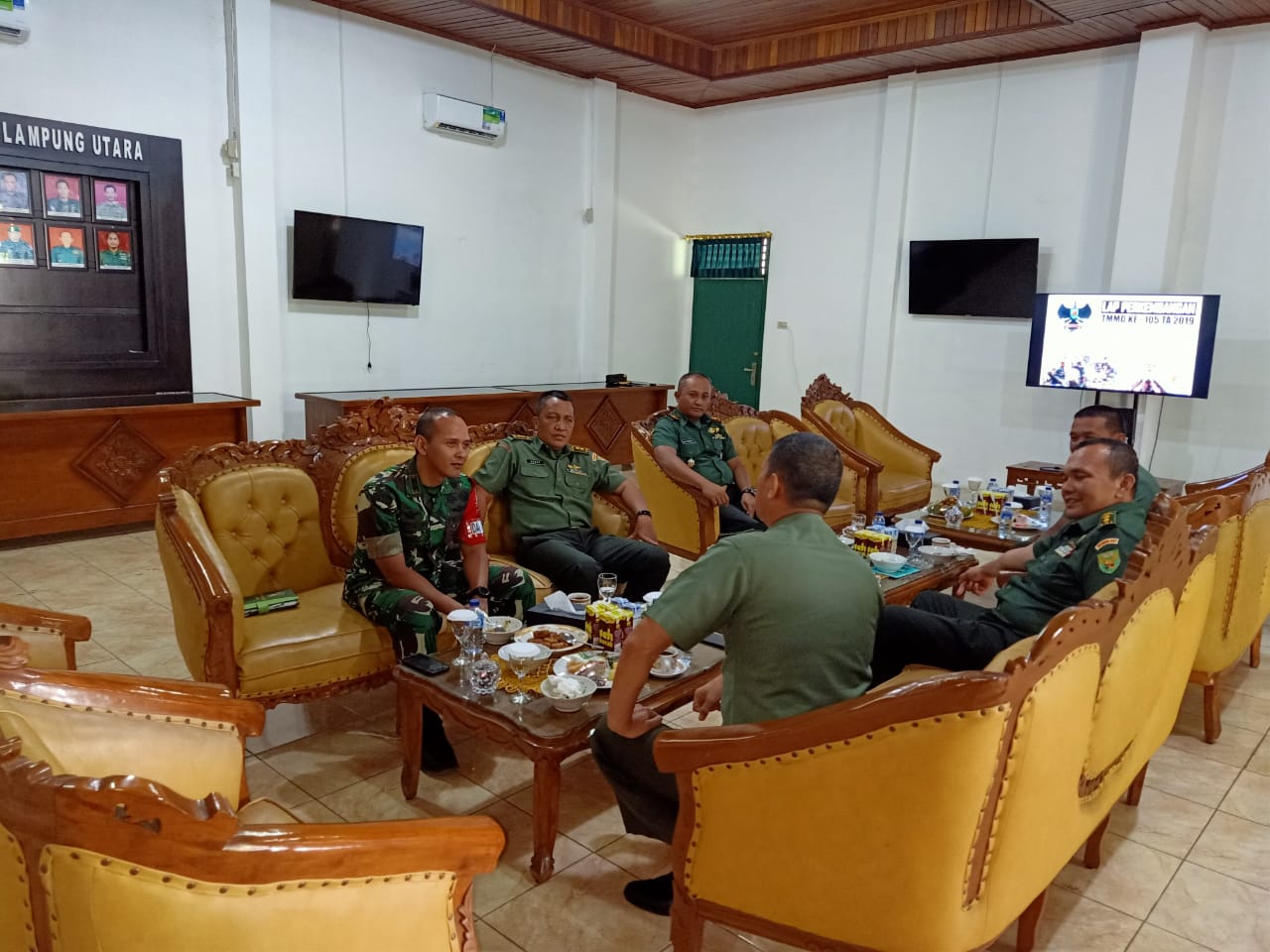 Aster Kodam Sriwijaya Tinjau TMMD 105 Lampung Utara