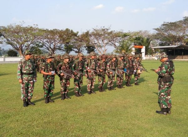 Brigif 4 Marinir Apel Latihan Satuan Lanjutan Tahun 2019