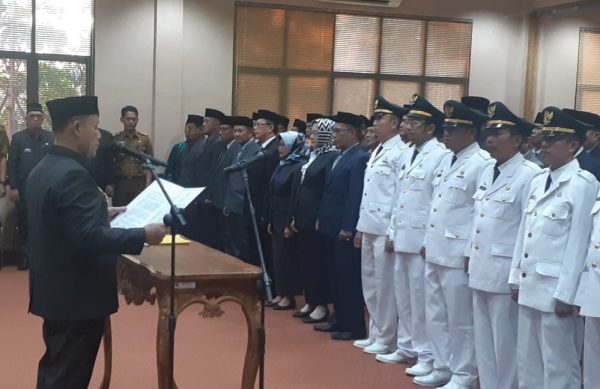 Plt Bupati Lampung Selatan Lantik 123 Pejabat Struktural
