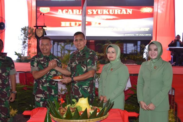 Danrem 044/Gapo Hadiri Peringatan HUT Ke-73 PALAD Di Gudmurah Karang Endah