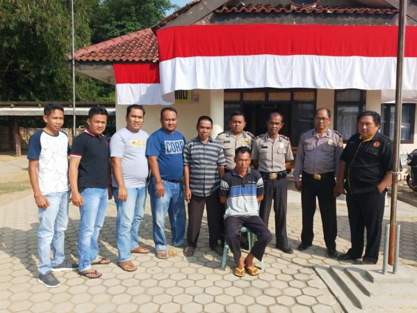 Pencuri Getah Karet, Ibrahim Diboyong ke Sel Tahanan Polsek Abung Semuli