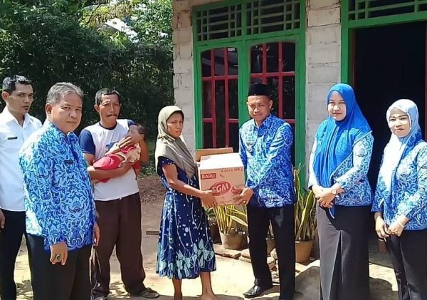 Puskesmas Daya Murni Kirim Bantuan Untuk Bayi Gizi Buruk di Tumijajar