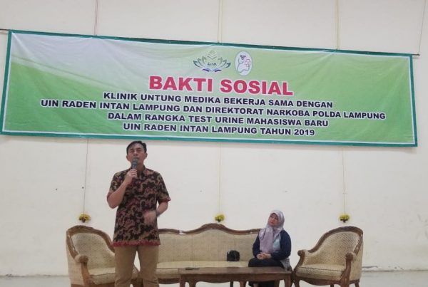 Usai Peyuluhan, Kombes Shoebarmen Pimpin Tes Urine 2000 Mahasiswa UIN Raden Intan