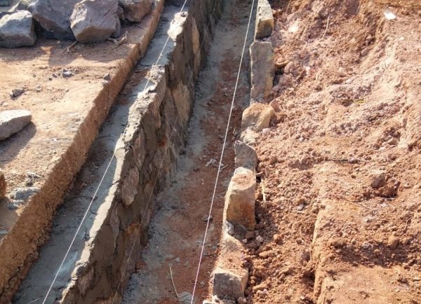 Pembangunan Fisik Siring Pasang Dana Desa Rantau Jaya Diduga Dikerjakan Asal Jadi