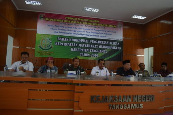 Kesbangpol Tanggamus Dialog Lintas Agama Mencegah Konflik Sosial Terkait Aliran