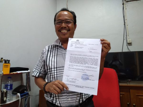 Krimsus Polda Lampung SP3 Kasus Dugaan Korupsi Ketua Partai Hanura Lampung Benny Uzer