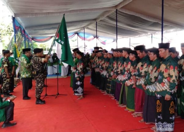 GP Ansor dan Banser Ramaikan Pelantikan PC NU Tubaba