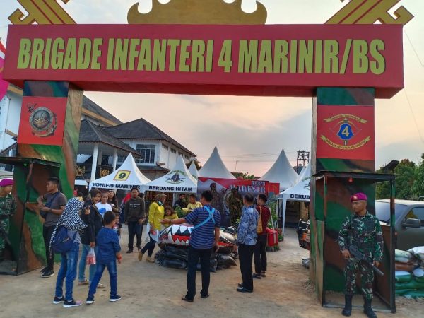 Birigif 4 Marinir Piabung Buka Stand Pameran di Pekan Raya Lampung 2019