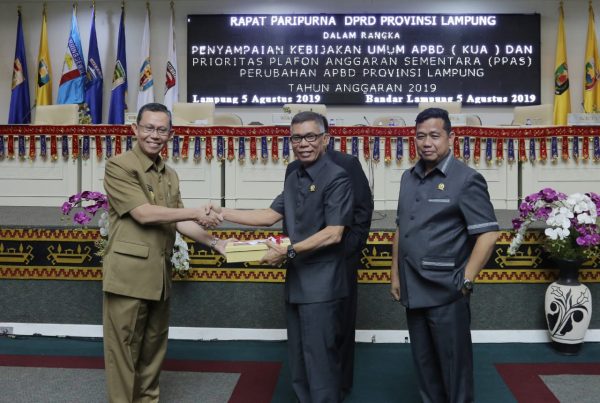 Raperda Perubahan Struktur Organisasi dan Perangkat Daerah di Serahkan ke DPRD