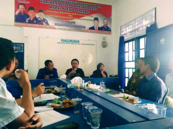 Nasdem Tulang Bawang Barat Siapkan Kader Untuk Pimpinan DPRD