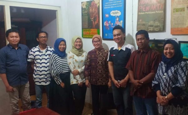 Program Pencegahan Korupsi, Humas KPK Silaturahmi ke AJI Bandar Lampung